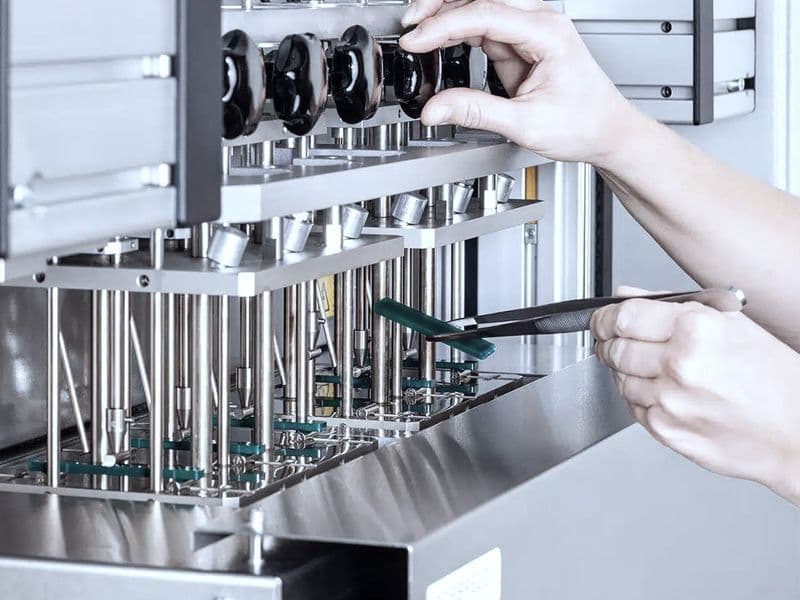 Laborprüfung von Compound-Proben bei Hoffmann + Voss