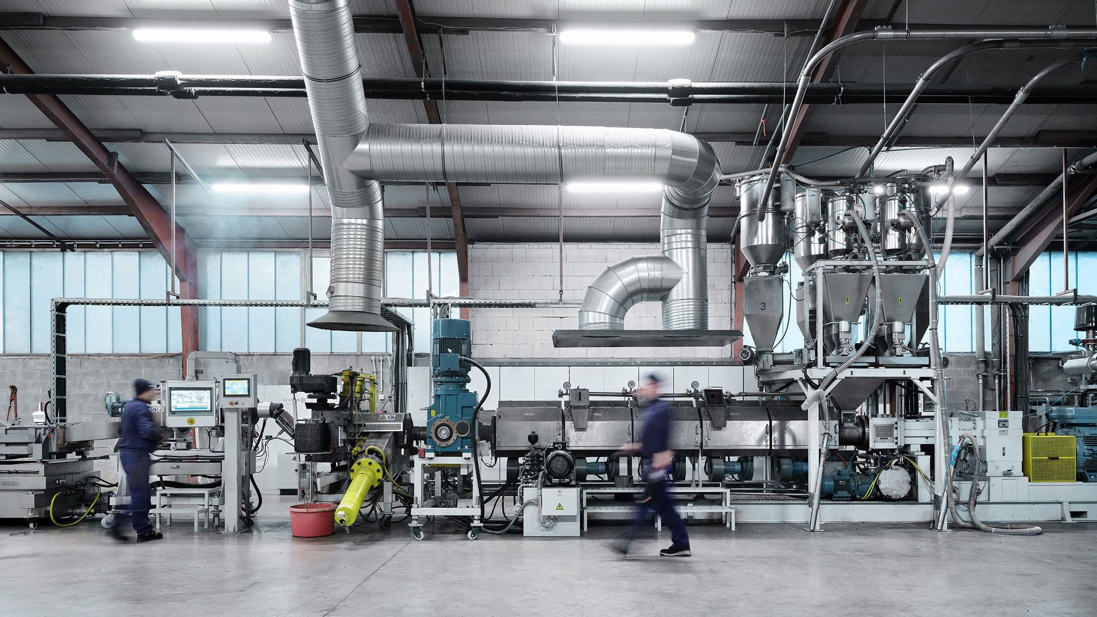 Production line in a PolymerCycle Group hall